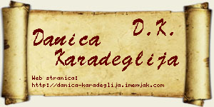 Danica Karadeglija vizit kartica